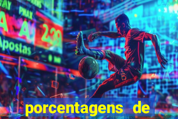 porcentagens de jogos pagantes